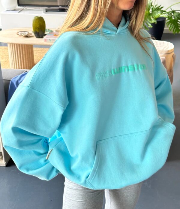 Mr Winston Lime Puff Boyfriend Hoodie