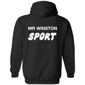 Mr Winston Merch Logo Hoodie Sweatshirt – Black