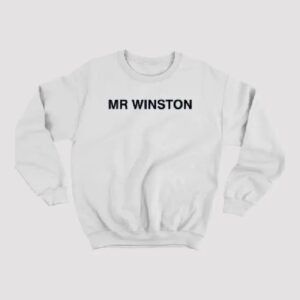 Mr Winston Merch Logo Sweatshirt – White