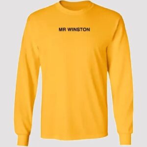 Mr Winston Merch Logo Sweatshirt – Yellow