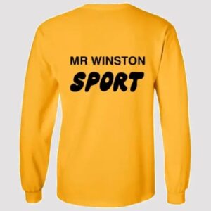 Mr Winston Merch Logo Sweatshirt – Yellow