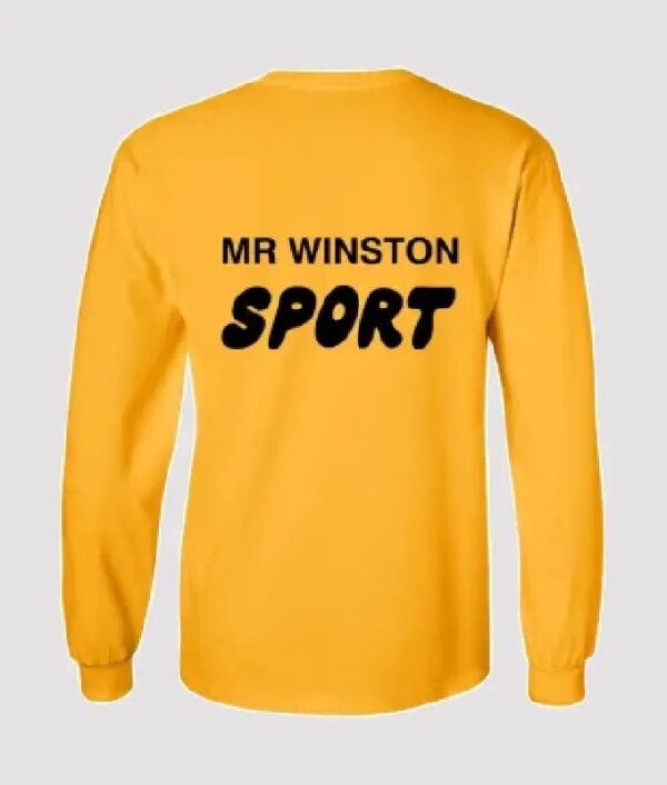 Mr Winston Merch Logo Sweatshirt – Yellow