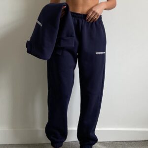 Mr Winston Navy Trackpants