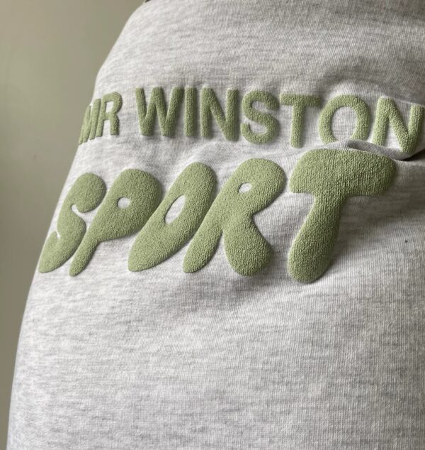 Mr Winston Sage Puff Crewneck