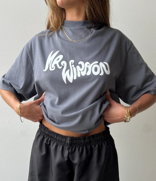 Mr Winston Vintage Grey Tee